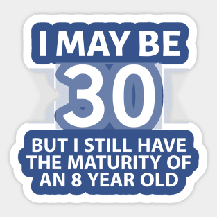 30TH BIRTHDAY Sticker